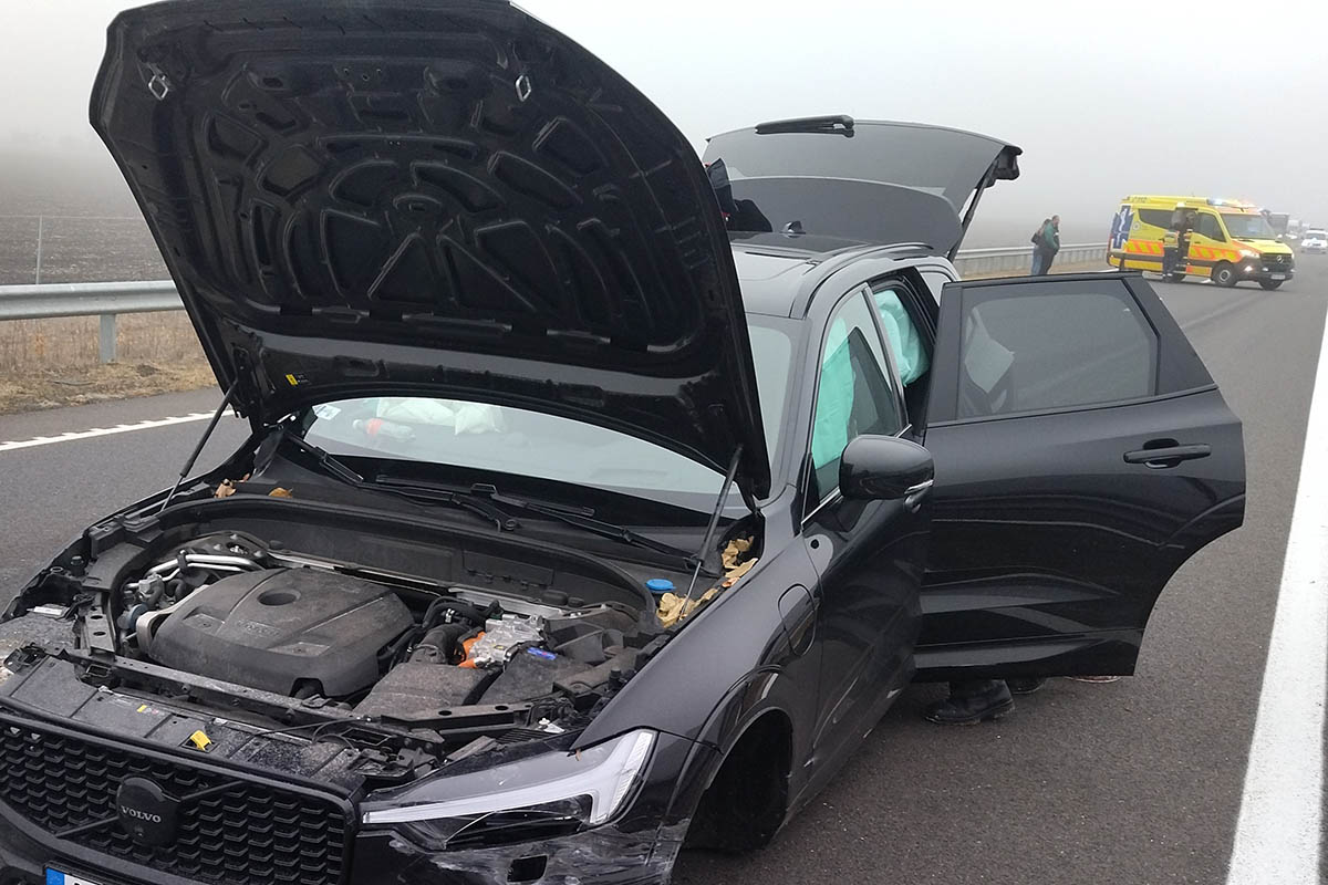 Karambol az M44-esen Szarvas közelében – teljes útzár Békéscsaba felé