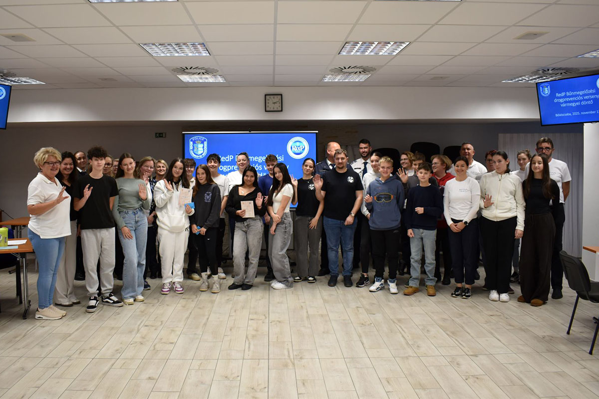 A mezőhegyesi csapat nyerte a RedP drogprevenciós vetélkedőt Békés vármegyében