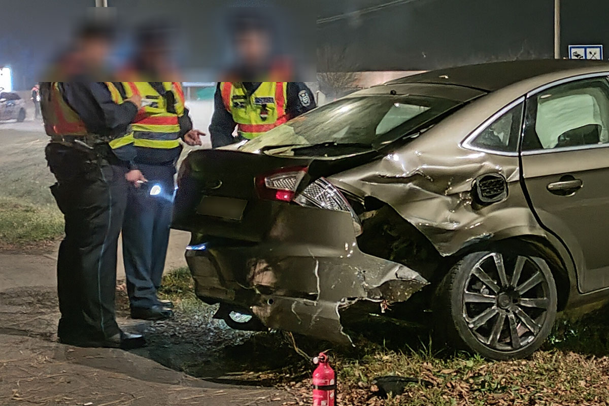 súlyos karambol Békéscsabán