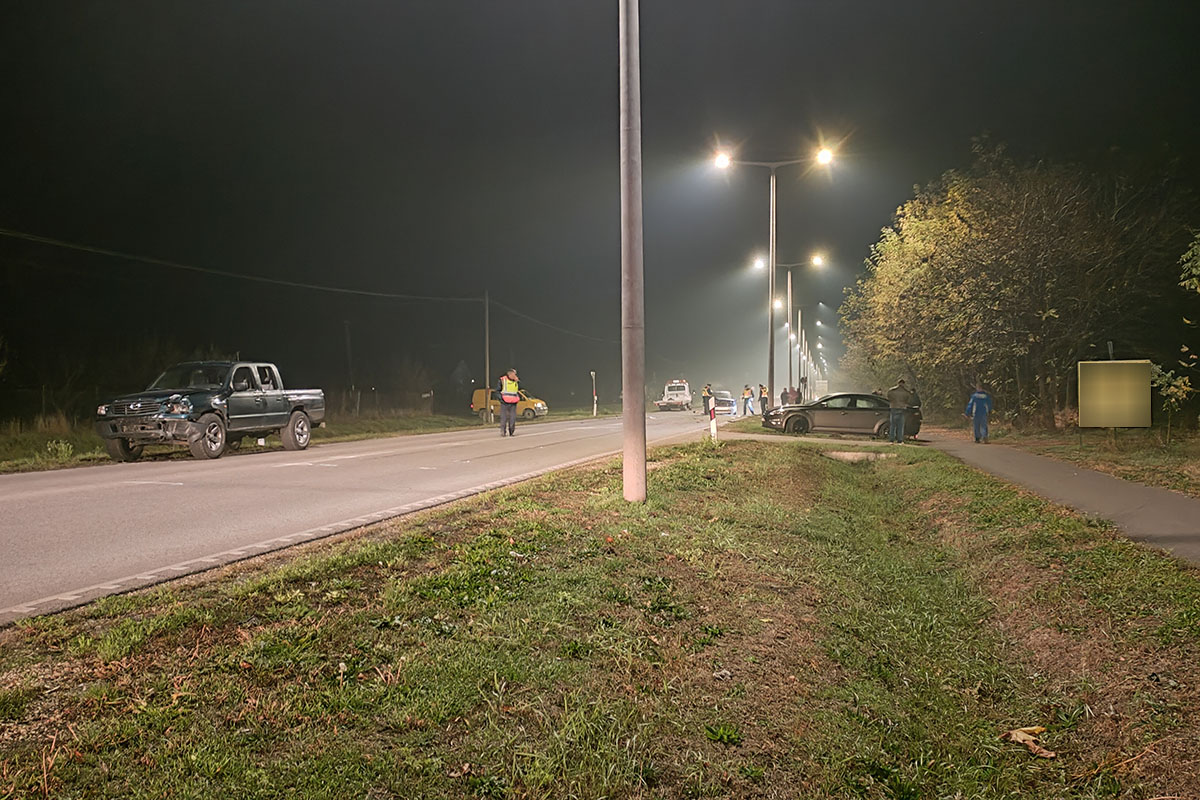 súlyos karambol Békéscsabán