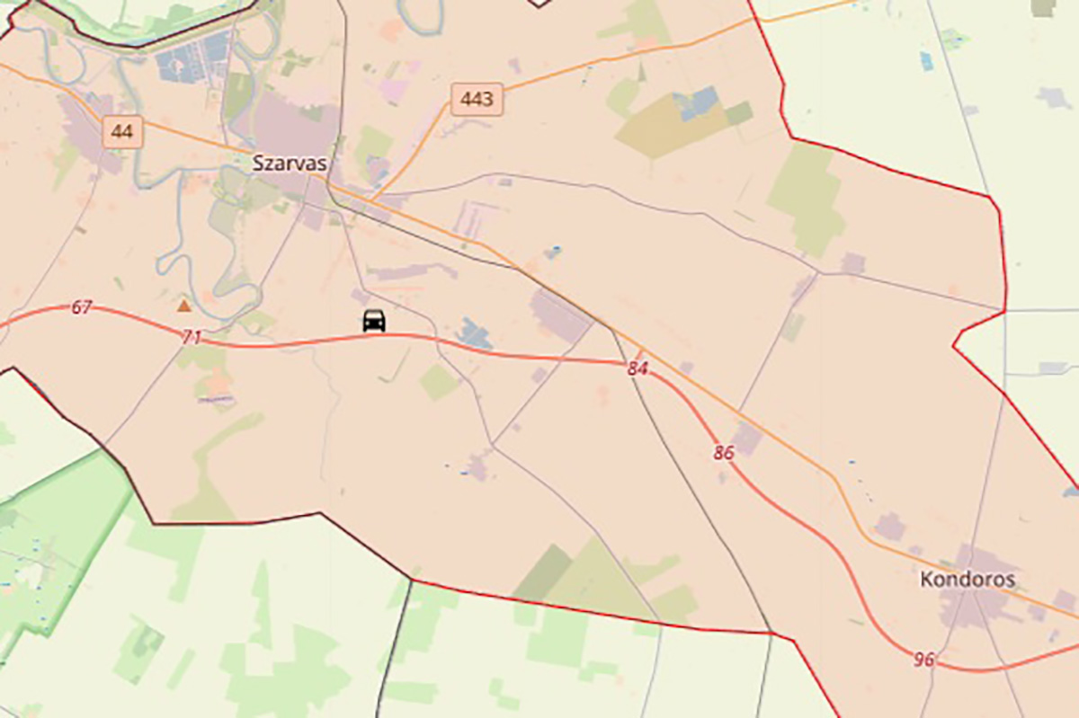 Karambol az M44-esen Szarvas közelében – teljes útzár Békéscsaba felé