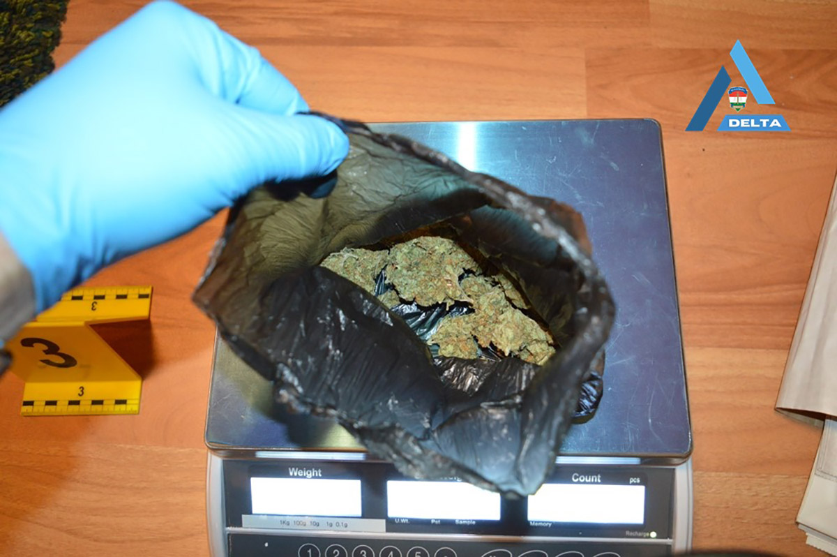 drogüzlet Orosházán, drogos elfogás Orosházán