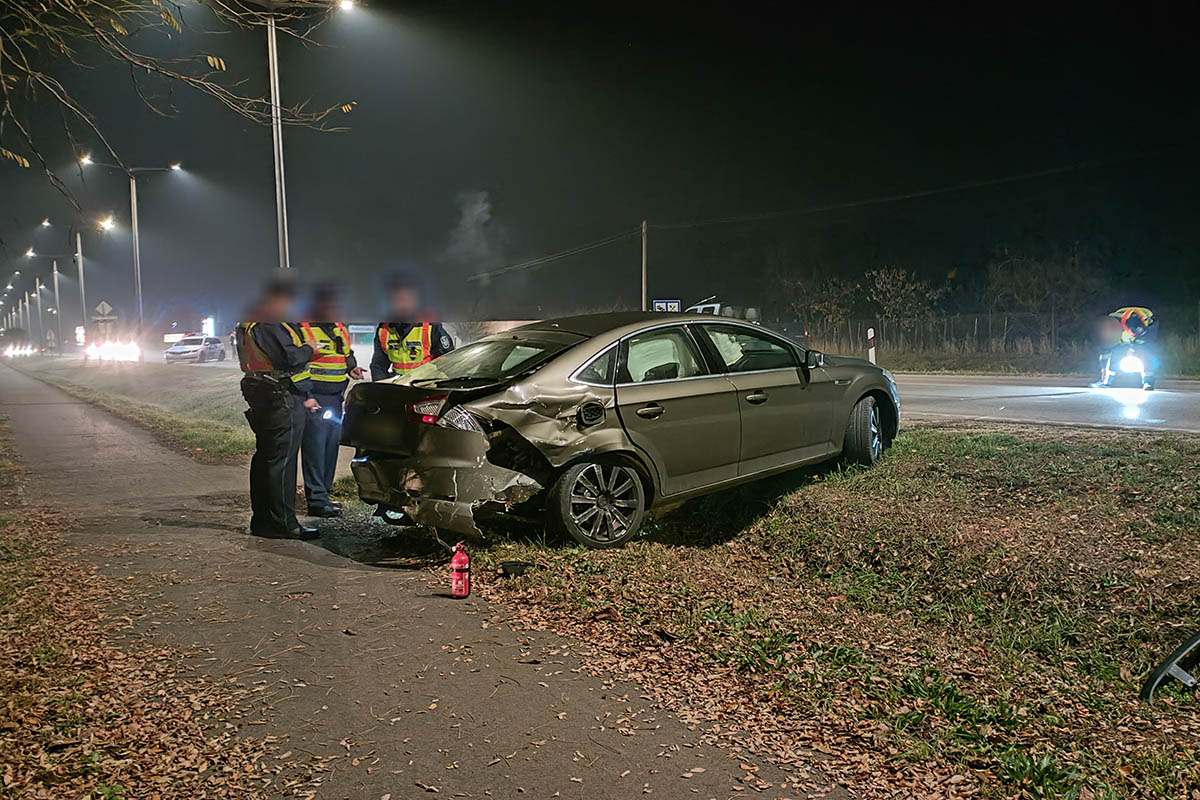 súlyos karambol Békéscsabán