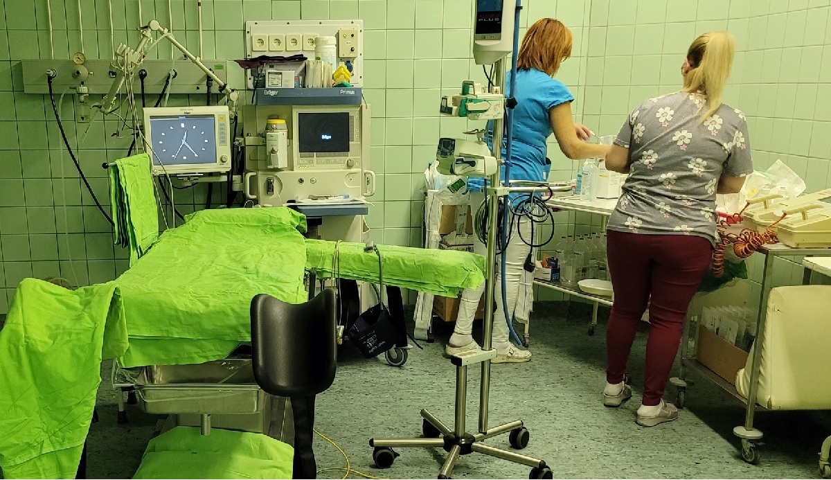 Megújul a légtechnika az orosházi kórház nőgyógyászati műtőiben és szülőszobáján