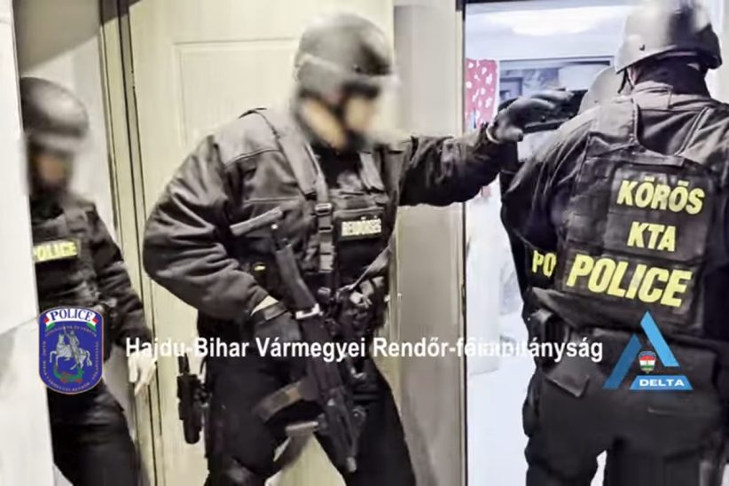 Nagyszabású rendőri akció