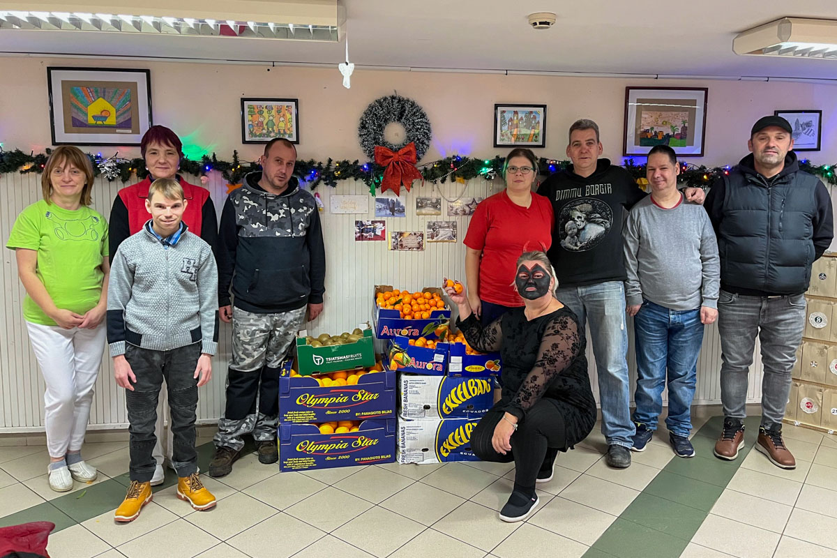 Már nagyon várják a Télapót a Degré utcai fiatalok