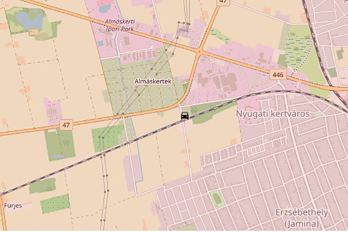 Súlyos baleset Békéscsabán – Vonat és autó karambolozott