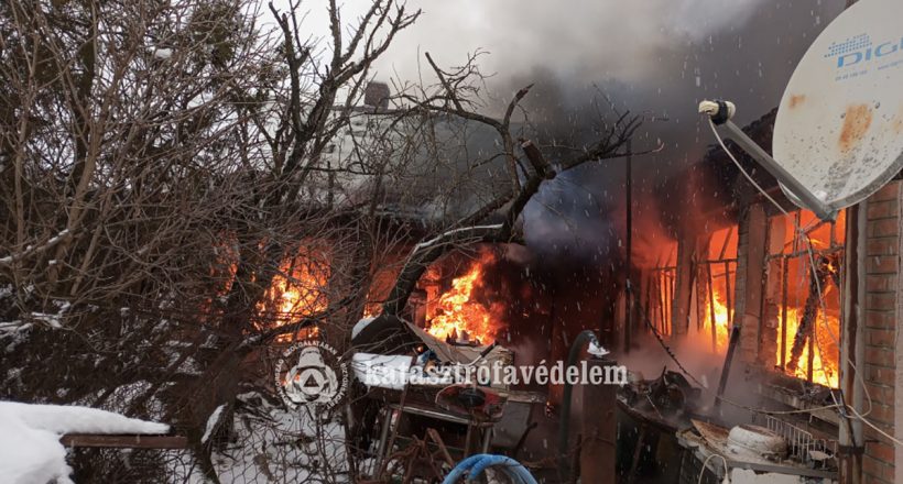 kigyulladt ház Kétegyházán