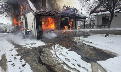 leégett egy melléképület Medgyesegyházán