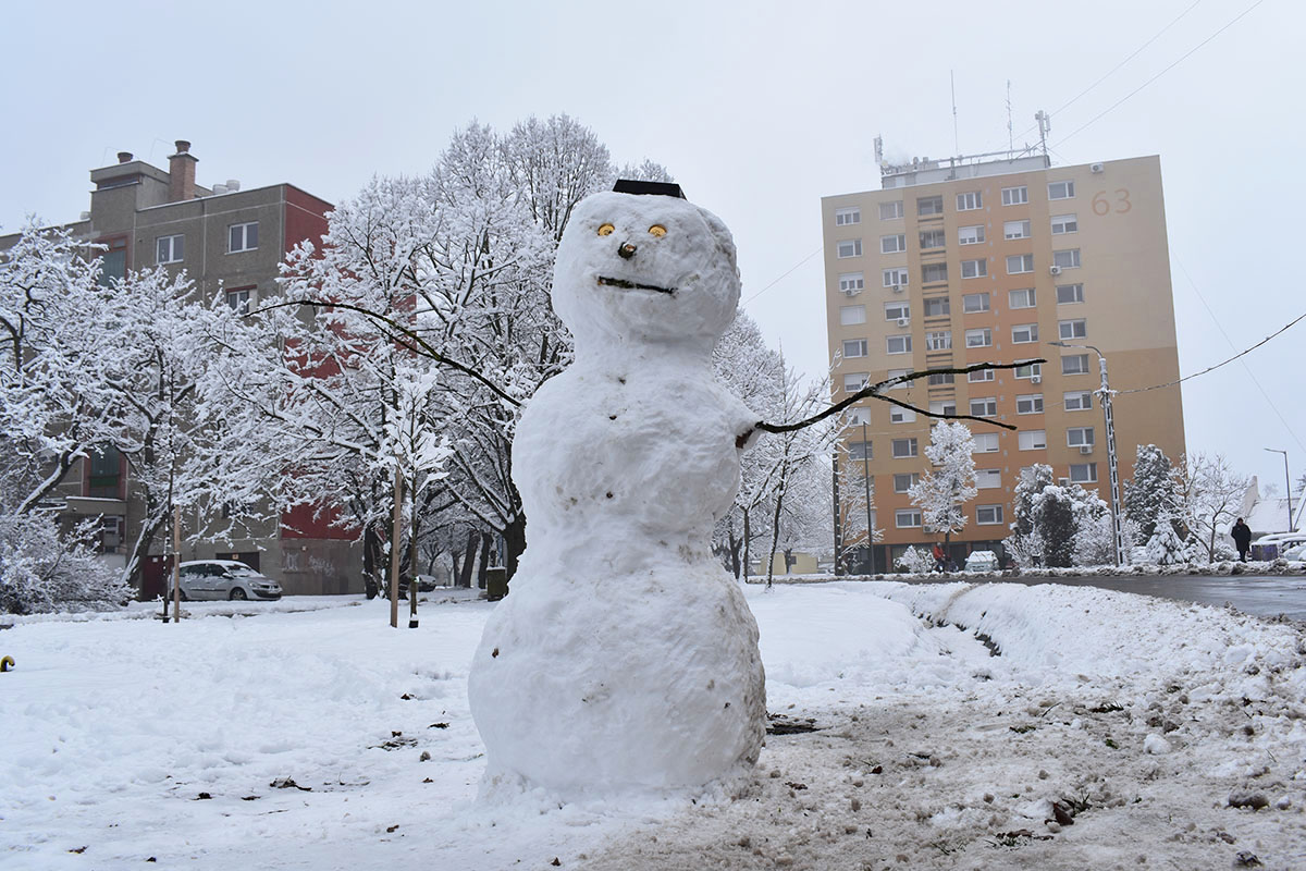 Szinte az egész országot érinteni fogja a havazás második hulláma kedden