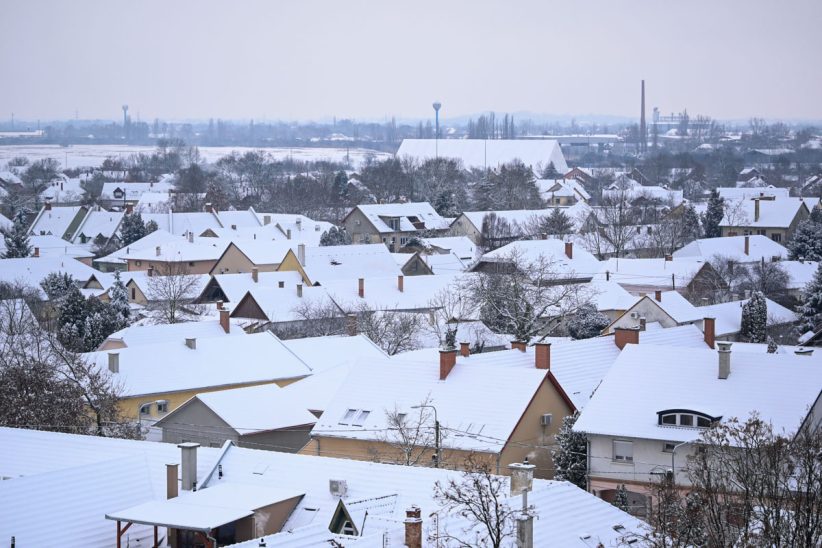 tél, időjárás, havazás