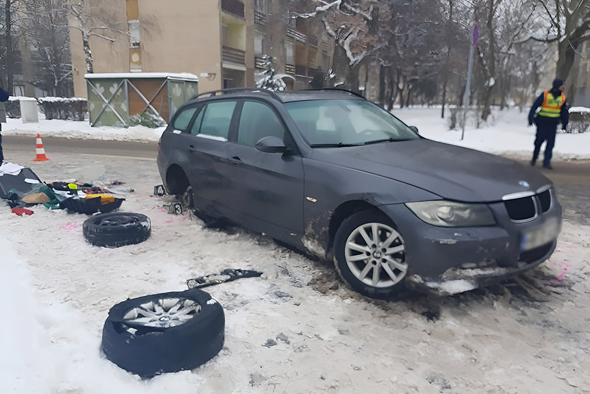 Zsarolással szerzett autóval, bódultan balesetet okozott, majd fizetés nélkül hajtott el a benzinkútról