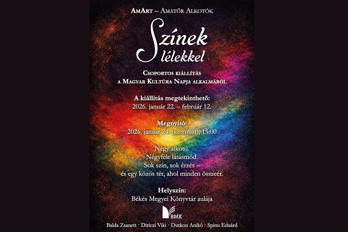 Békéscsabai alkotók tárlata nyílik a magyar kultúra napjára