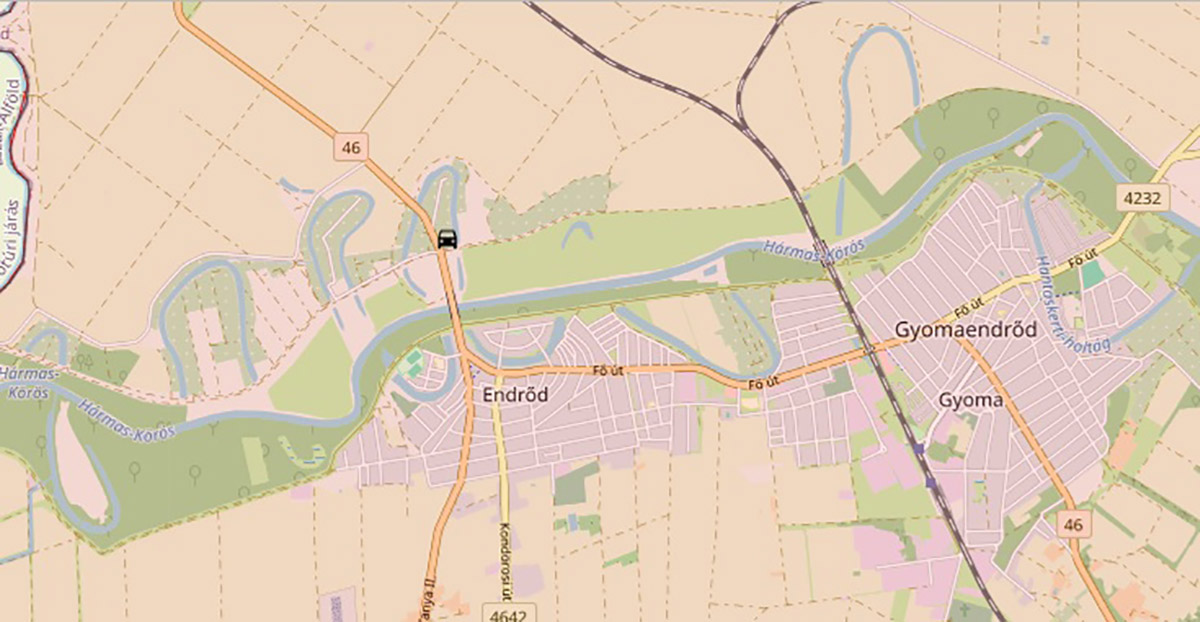 Teherautó és személygépkocsi ütközött a 46-os úton, Gyomaendrőd közelében