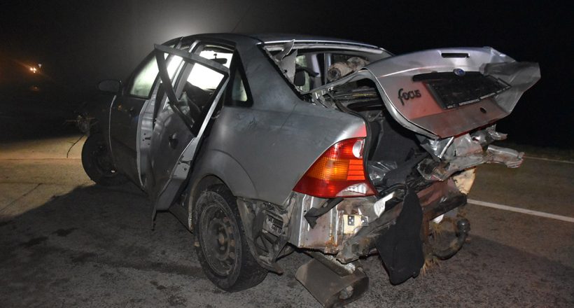 Árokba hajtott Békéscsaba külterületén