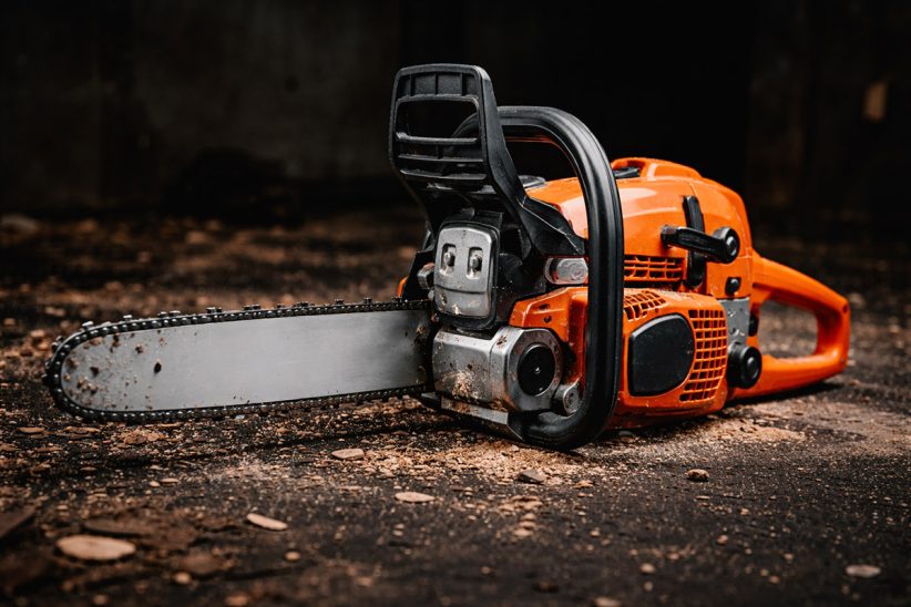 láncfűrész, favágás