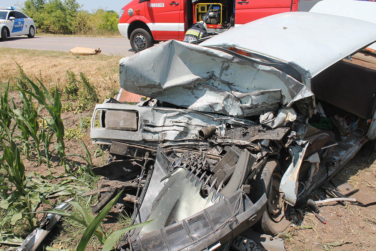 halálos baleset Orosháza