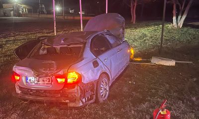 Árokba hajtott autó Orosháza