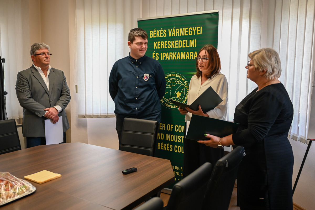 A WorldSkills vármegyei indulóját támogatta idén az iparkamara