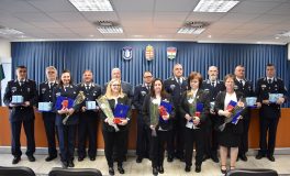 Elismeréseket kaptak a Békés vármegyei rendőrök