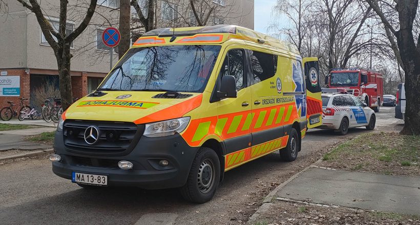 rosszul lett egy lakó Békéscsabán