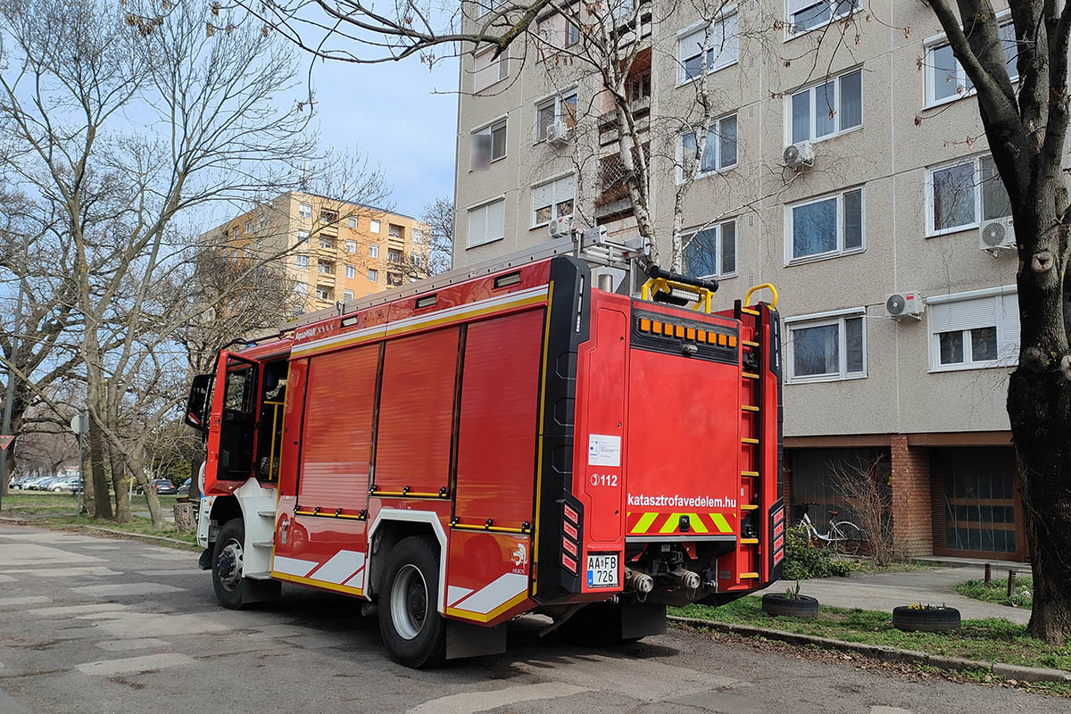 rosszul lett egy lakó Békéscsabán