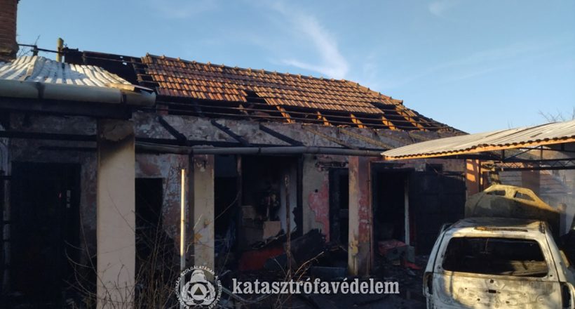 Kigyulladt egy autókozmetikai műhely Békéscsabán