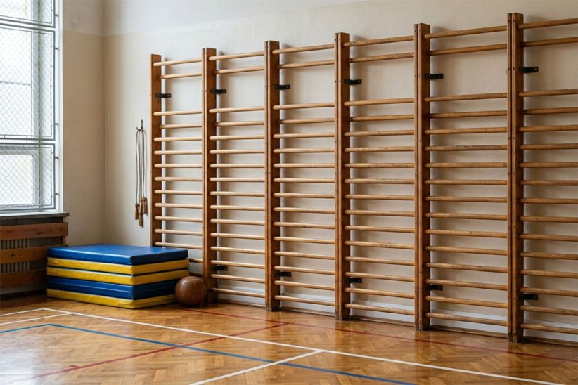 bordásfal, tornaterem