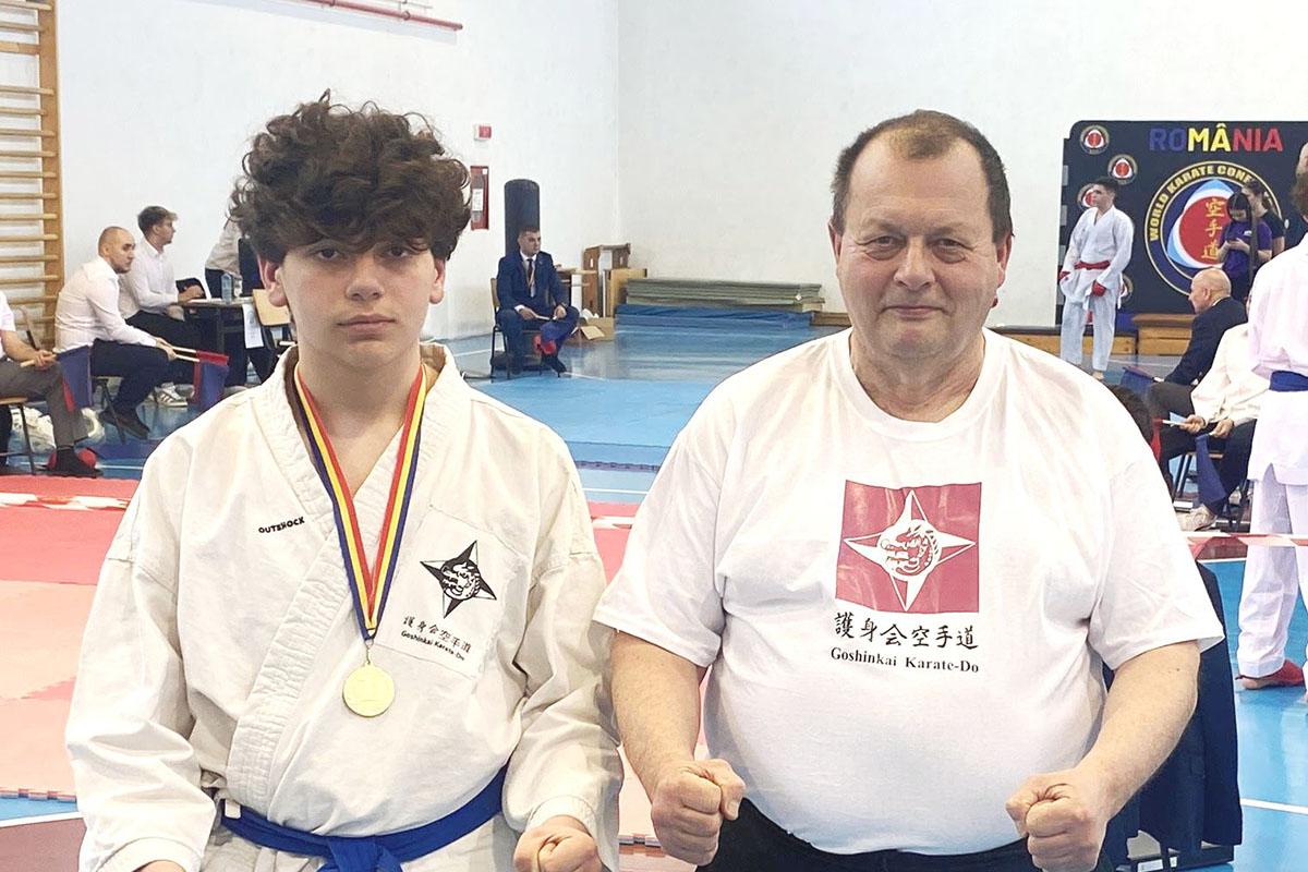 Ticz Nándor aranyérmet nyert a romániai nemzetközi karateversenyen