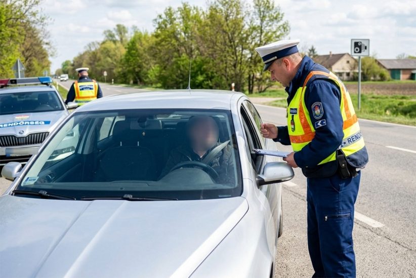 kék, rendőrség, ellenőrzés, biztonsági öv