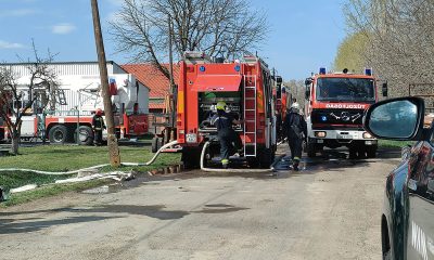 Kigyulladt egy asztalos műhely Gyulán