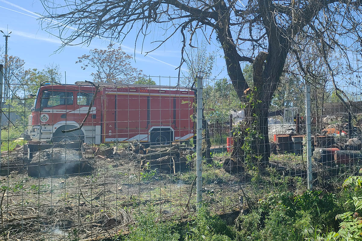 kigyulladt szeméttelep Békéscsabán