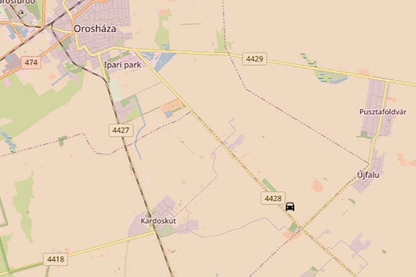 baleset Kaszaper Orosháza között