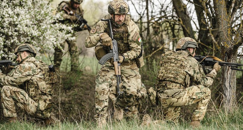 katonai kiképzés Békéscsaba