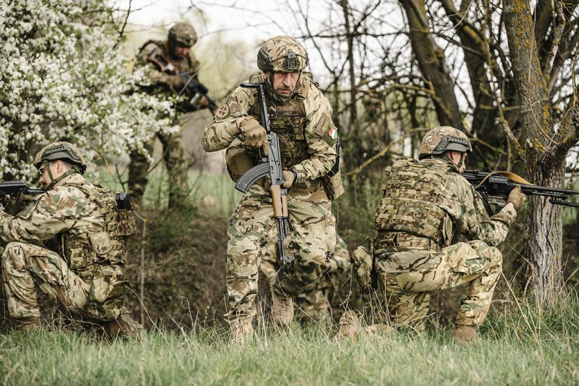 katonai kiképzés Békéscsaba