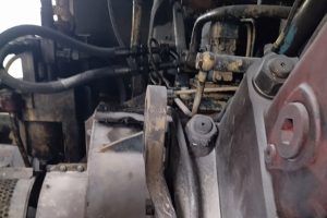 Kigyulladt egy dízelmozdony Békéscsabán