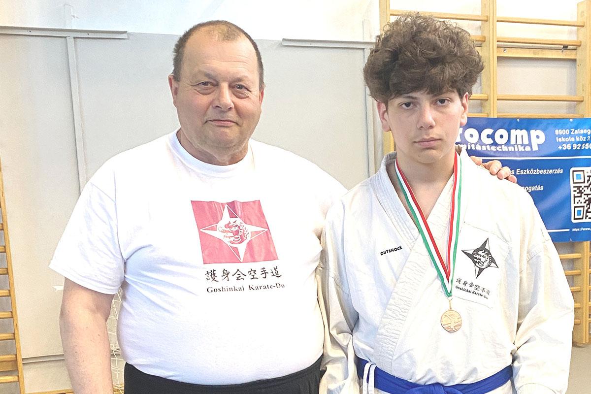 Ticz Nándor dobogón az IKU Karate Országos Bajnokságon