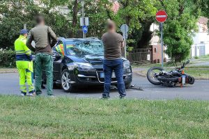 motoros baleset Békéscsaba