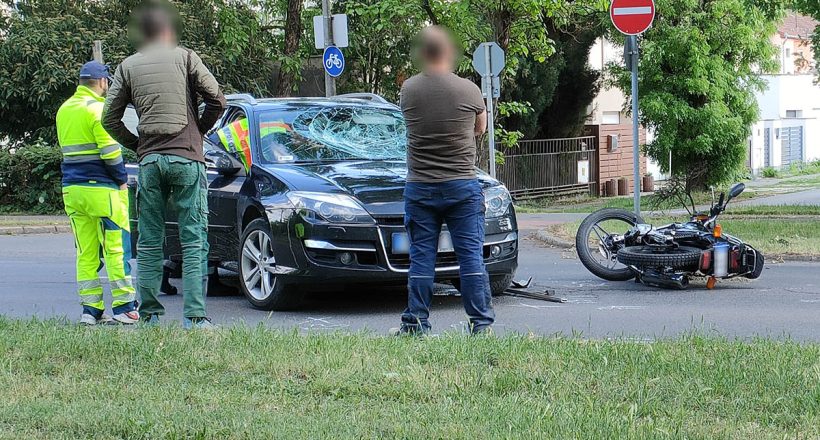 motoros baleset Békéscsaba