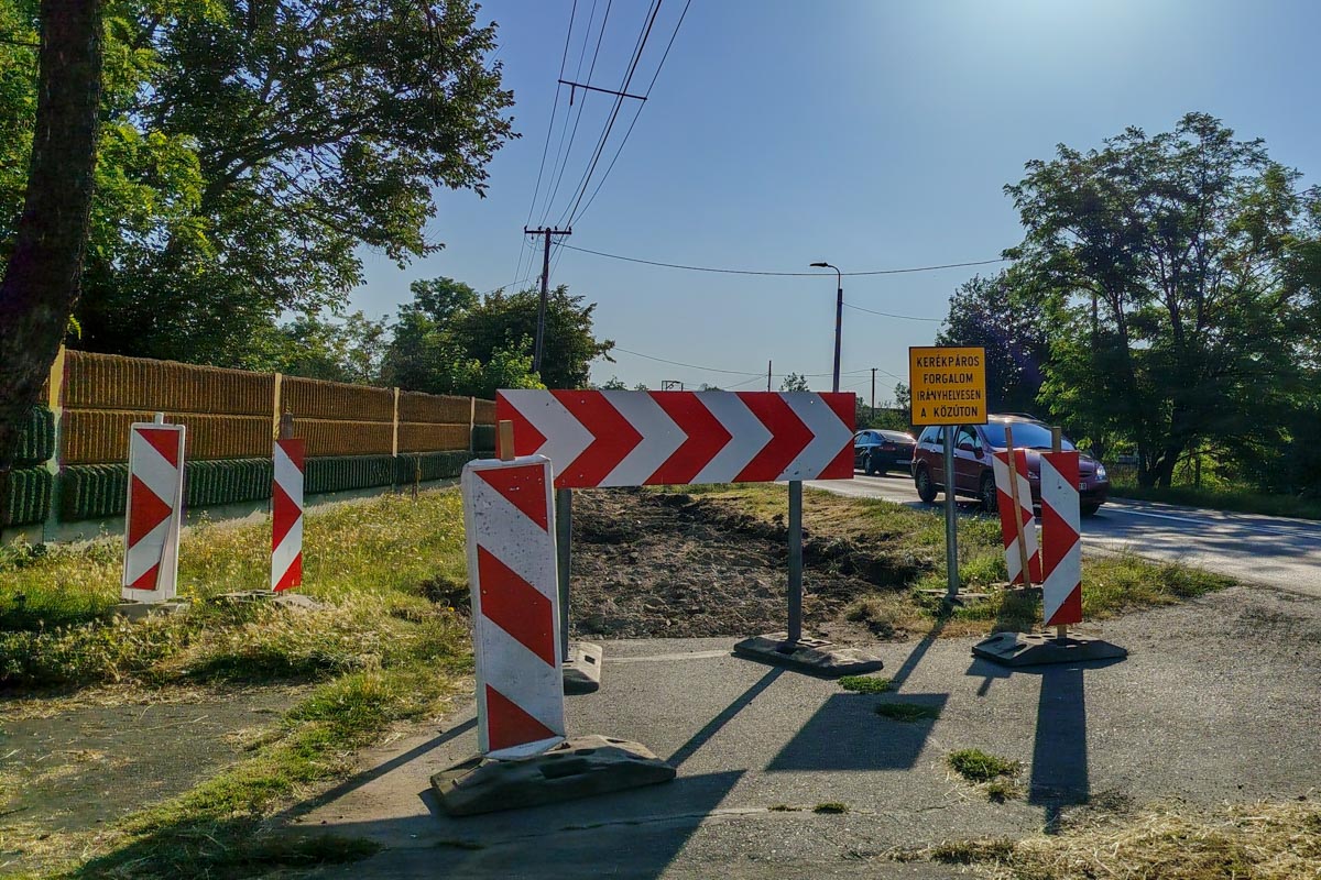 Megváltozott a forgalmi rend a Dobozi úton Békéscsabán