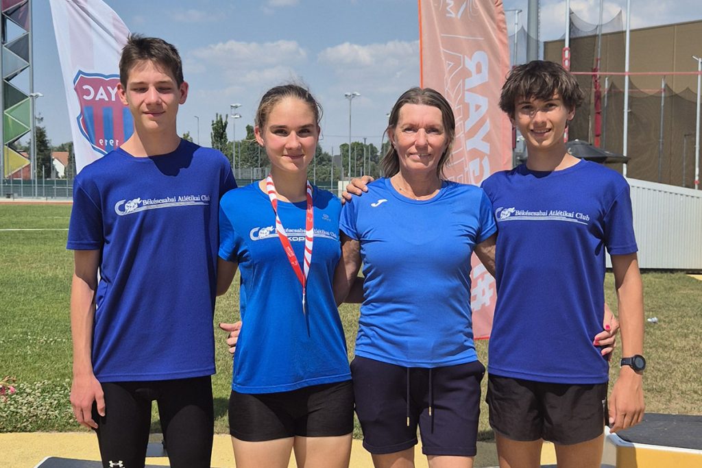 Ezüsttel és bajnoki címmel zárták az U18-as ob-t a békéscsabai atléták