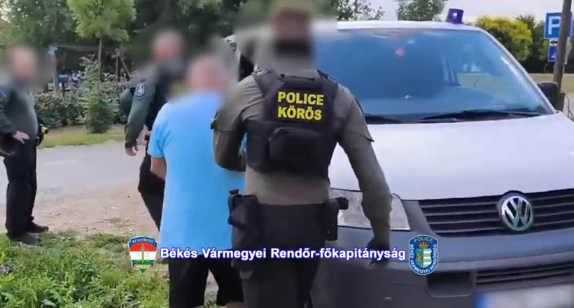Sarkadi drogárusok elfogása