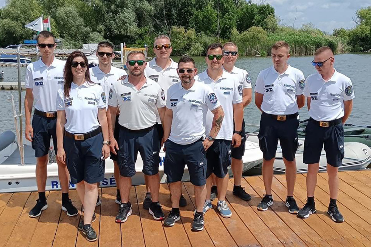 Szezonnyitó képzésen készültek a vízirendőrök Dánfokon