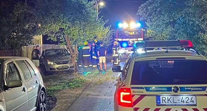 Fának csapódott egy személygépkocsi Füzesgyarmaton