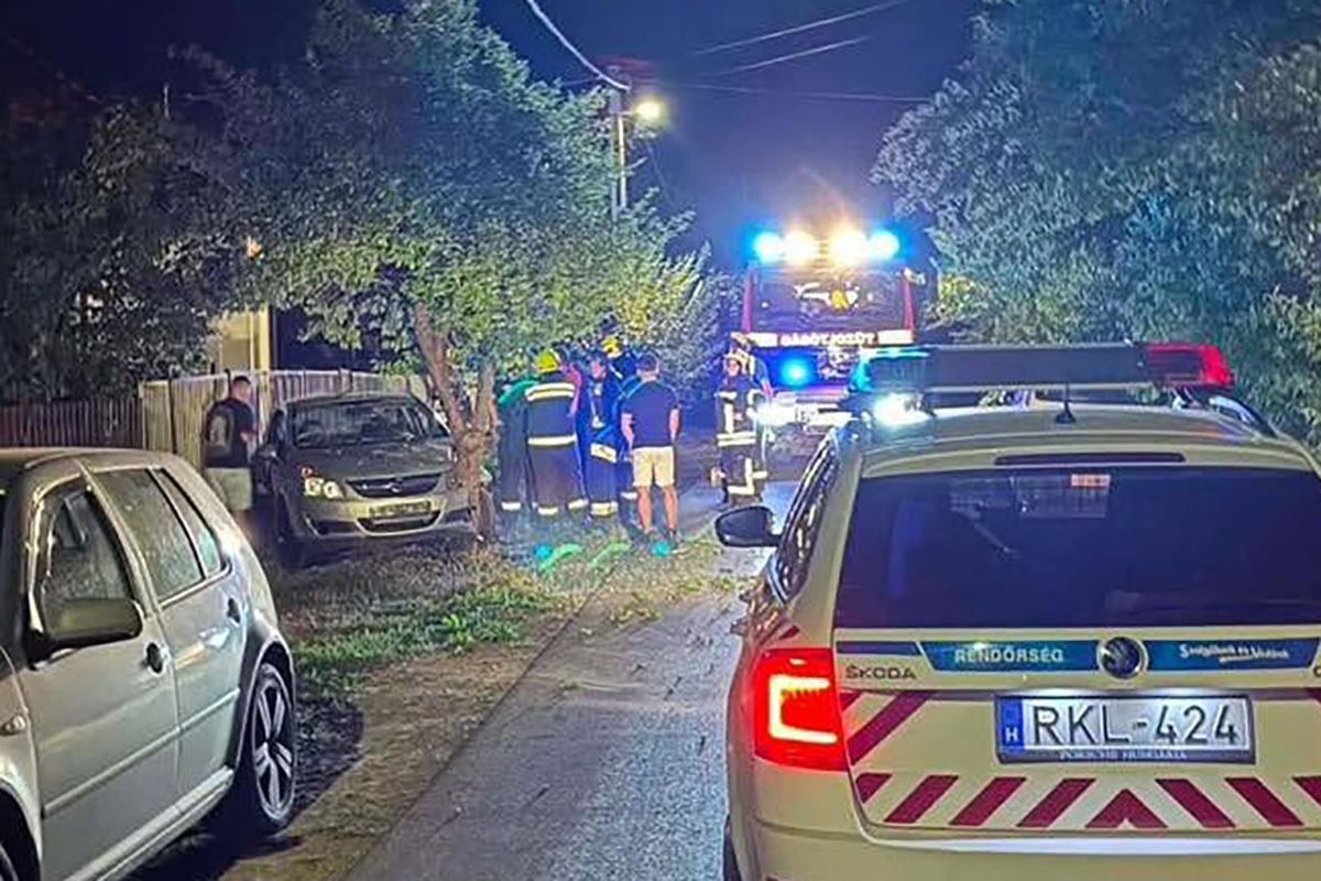 Baleset történt szombat este Füzesgyarmaton