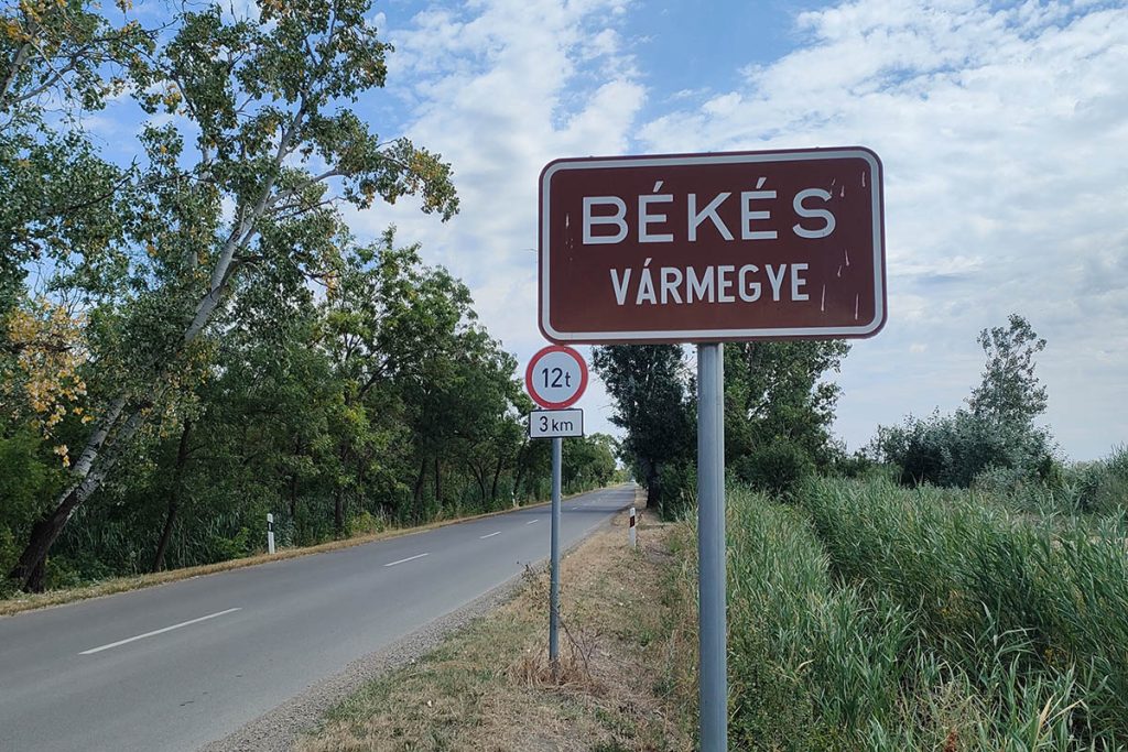 Békés vármegye, vármegye tábla, megszűnik a vármegye