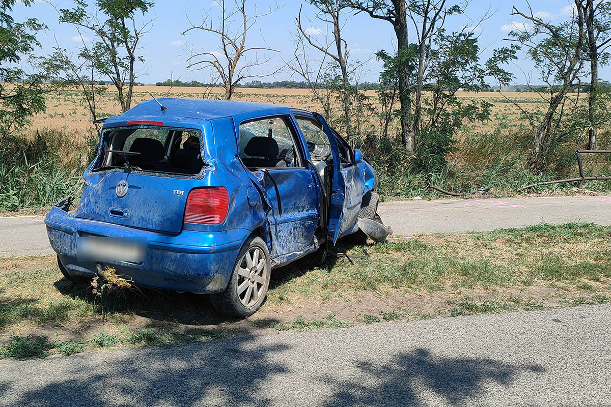 Halálos baleset történt Medgyesbodzás és Gábortelep között