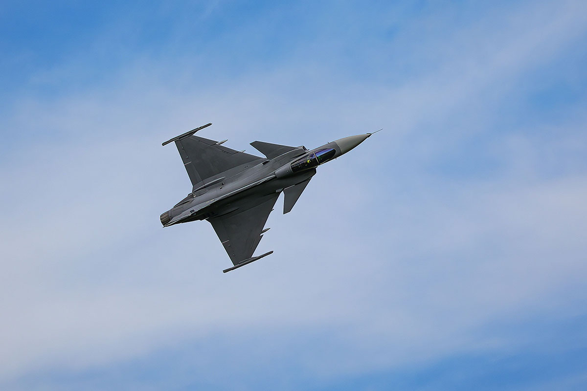 Lezuhant a Magyar Honvédség egyik Gripen vadászgépe