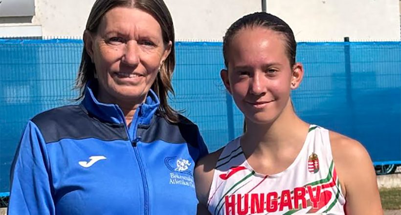 Kiváló egyéni csúccsal lett ezüstérmes Körömi Kornélia az U16-os Válogatott Viadalon
