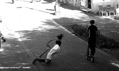 súlyos rollerbaleset Békéscsabán